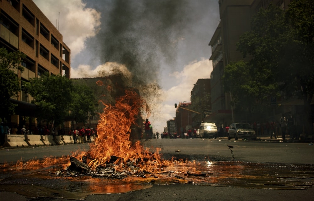 Soaring civil unrest and protest activity concerns companies and insurers