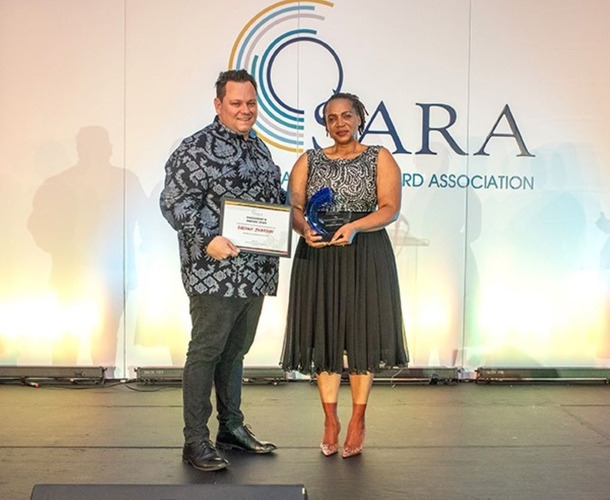 Remchannel MD Lindiwe Sebesho wins 2024 SARA President Award